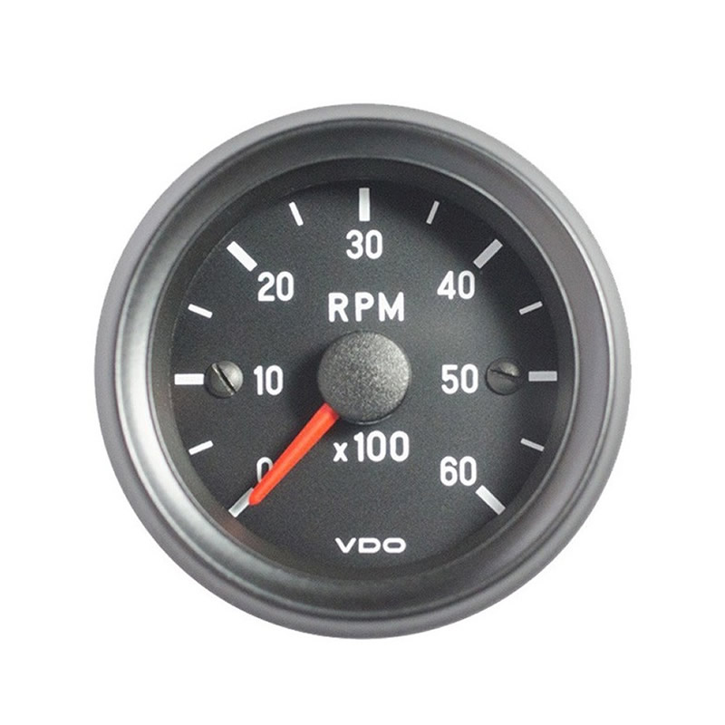 VDO Cockpit International Tachometer 6.000 RPM 80mm 12V